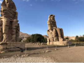 Fotoschlumpfs Abenteurreisen, Memnon Kolosse, Theben