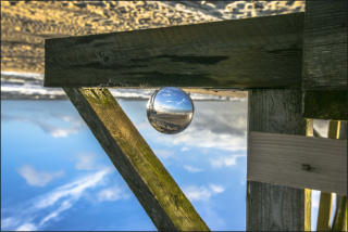 Glaskugelfotografie auf Sylt (c) Fotoschlumpfs Abenteuerreisen