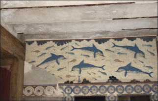 Delphinbild in Knossos (c) Fotoschlumpfs Abenteuerreisen