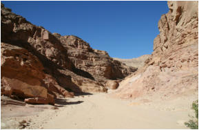 Coloured Canyon auf der Sinai-Halbinsel.