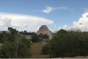 Fotoschlumpfs Abenteuerreisen in Uxmal.  Fotoschlumpfs Abenteuer