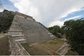 Fotoschlumpfs Abenteuerreisen in Uxmal.  Fotoschlumpfs Abenteuer