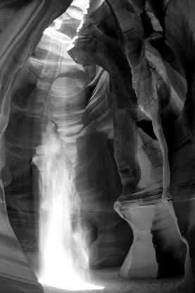 Schwarz weiß im Antelope Canyon © Fotoschlumpfs Abenteuerreisen