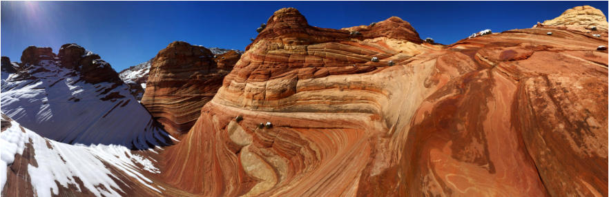 The Wave, Arizona. IPhone Pano, Verarbeitung Microsoft ICS